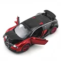 1 32 Scale Bugatti Veyron coches jugetes Diecast Car Model autos a escala Pull Back Toy