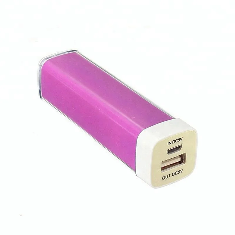 2000mah 2600mah Lipstick Mini Power Bank Promotion Gift Perfume Portable Powerbank External Battery Mobile Phone Charger