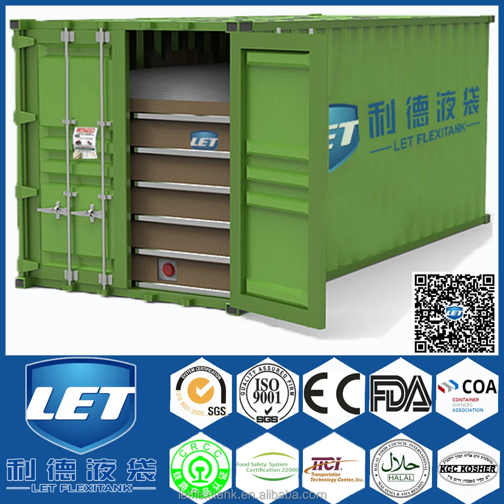 Container Flexitank Flexi Bag for Shipping Liquid Chemical
