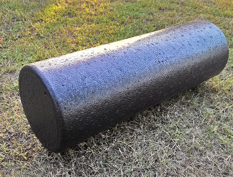 High Density EPP Foam Roller 45cm X 15cm Solid Black Color
