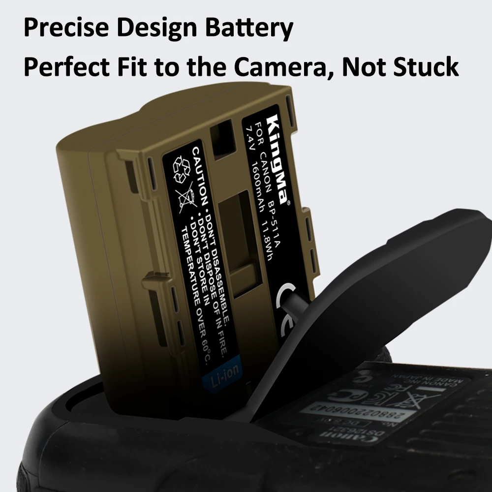 Kit Batterie + Chargeur LP-E8 Pour Canon EOS 550D, EOS 600D, EOS 650D Eos 700d T3i T2i T4i T5ii