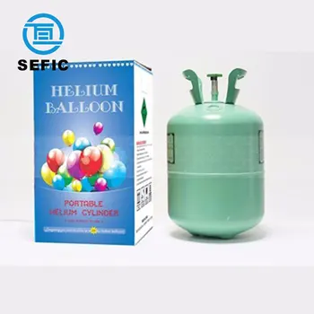 Disposable Balloon Helium Tank 22.3L Low Pressure Steel Helium