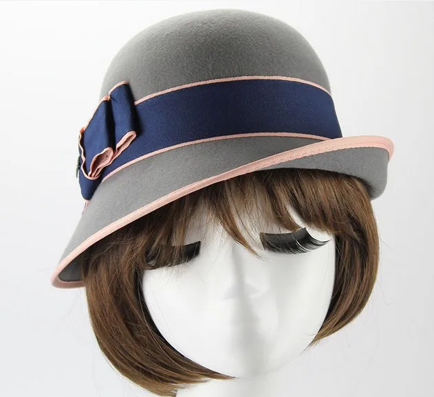 Hotsale 优雅cloche 羊毛妇女冬季毛毡帽子与蝴蝶结 Buy 女性冬季毛毡帽子 女性冬季毛毡帽子 女性冬季毛毡帽子product On Alibaba Com