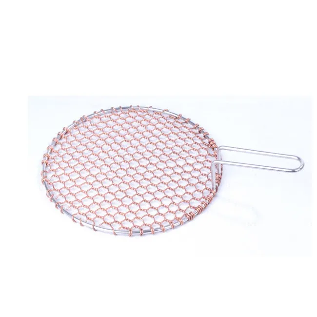 Wholesale Stainless Steel Round BBQ Wire Mesh Grill