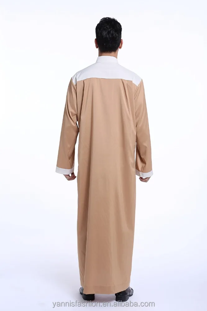 Muslimische Männer Robe – Lockere Vintage Kaftan Aus Weichem Stoff, Ideal Für Gebete Und Festlichkeiten