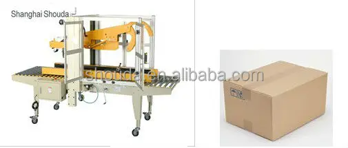 
Полуавтоматическая машина для запечатывания картонных коробок/упаковщик коробок с сертификатом CE 