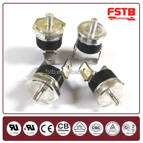 KSD301 Thermostat Coffee Maker Screw Thread Bimetal Thermal Switch Thermostat