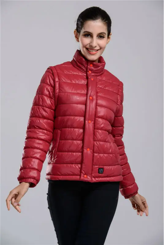 卸売冬5 V USBバッテリー充電式女性ダウン加熱服ジャケット