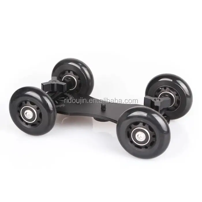 4 Wheels Desktop DSLR Camera Video Photography DV Rail Track Slider Photography Dolly Car