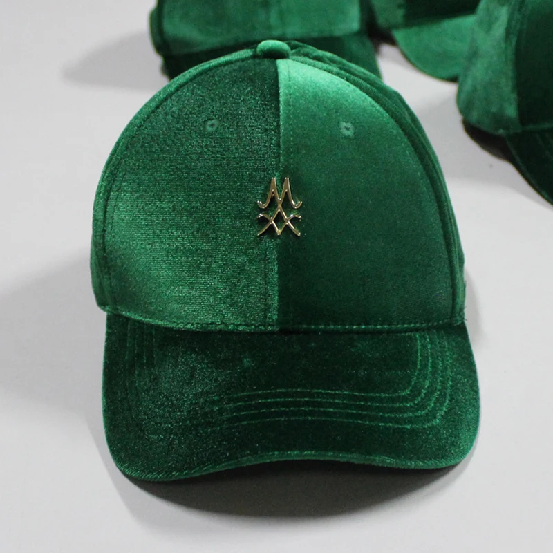 Emerald Velvet Cap