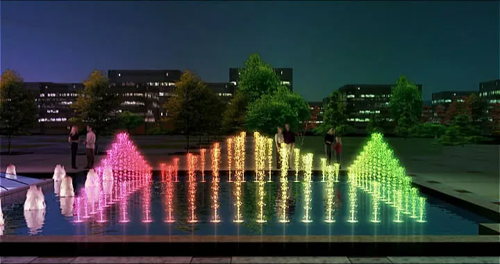 Portable Simple and Convenient Musical Water Fountains for Wedding Decorations