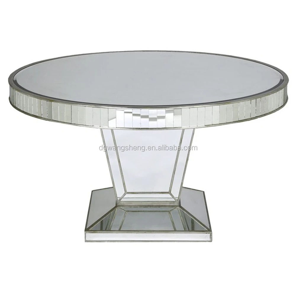 Modern Design Handmade Round Mirrored Dining Table Buy Dining Tables