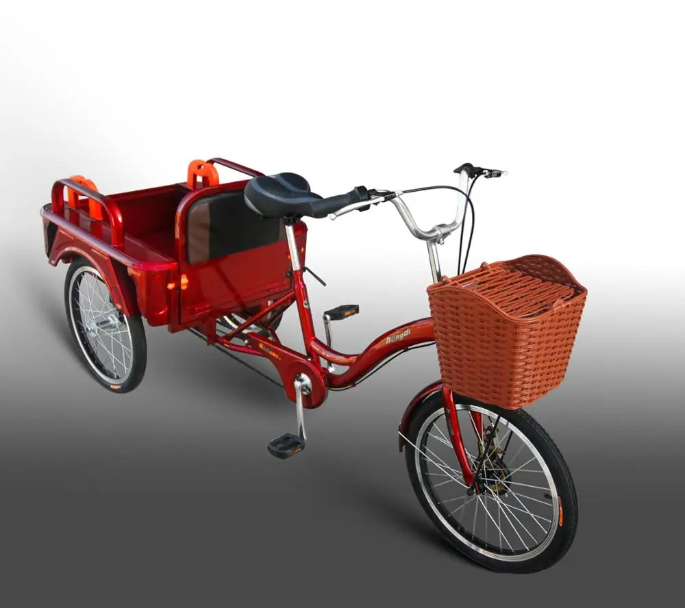 3 wheel basket bike