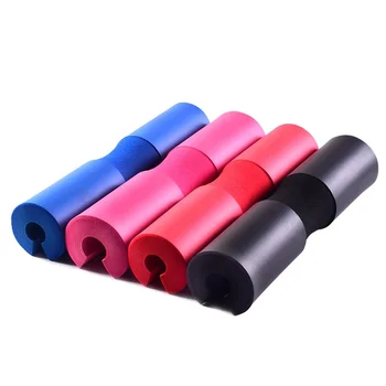 Custom logo weightlifting supports pull up neck shoulder protective foam barbell sponge squat pad