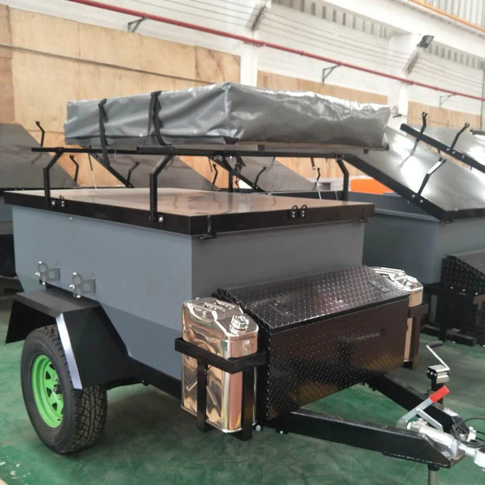 Atv Trailer Roof Top Tent On Utility Trailer Thule Foothill