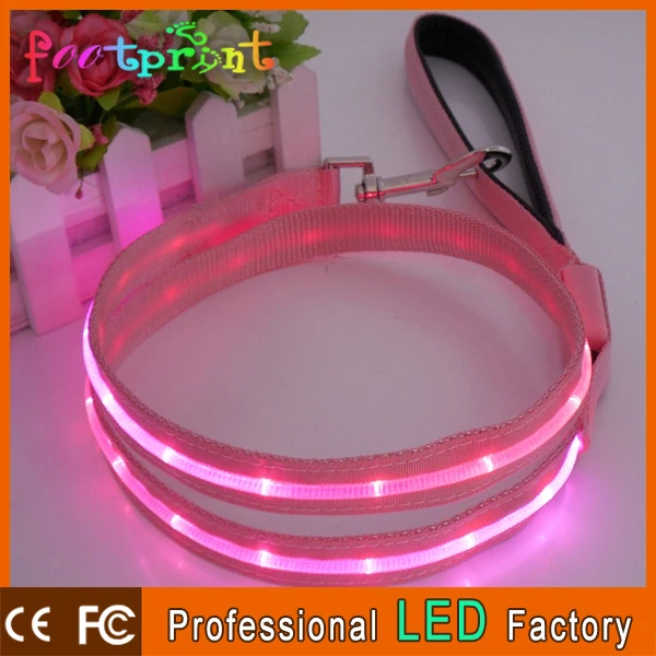 2013 высокое качество освещенные из светодиодов поводок собаки безопасности светящиеся собака полоса