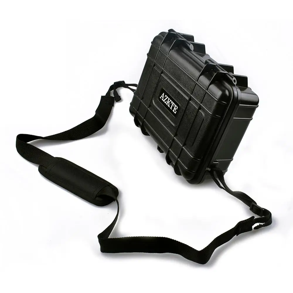 Черный Пластиковый ударопрочный защитный чехол для хранения, водонепроницаемая сумка через плечо для спортивных экшн-камер Go Pro 7 6 5 4 3 + 3 2 1