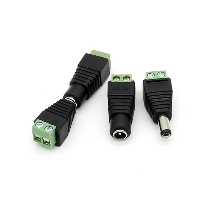 5 5x2 1 мм 12 в Штекерный и гнездовой разъем питания постоянного тока для светодиодной