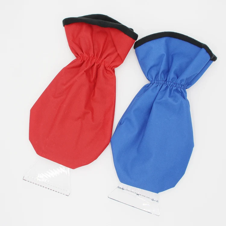 Рекламная пластиковая варежка для скребка льда