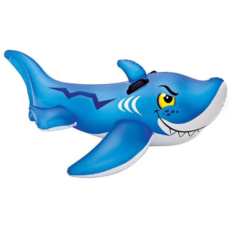 Shark Ride-on Pool Blue, For Kids And