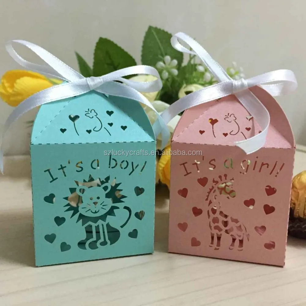 Cute Its A Boy Its A Girl Laser Candy Box Chocolate Favour Box Baby Shower Gift Box Christmas New Born Gift Buy Sugar Box Fancy Gift Boxes Christmas Gift Boxes Product On Alibaba Com