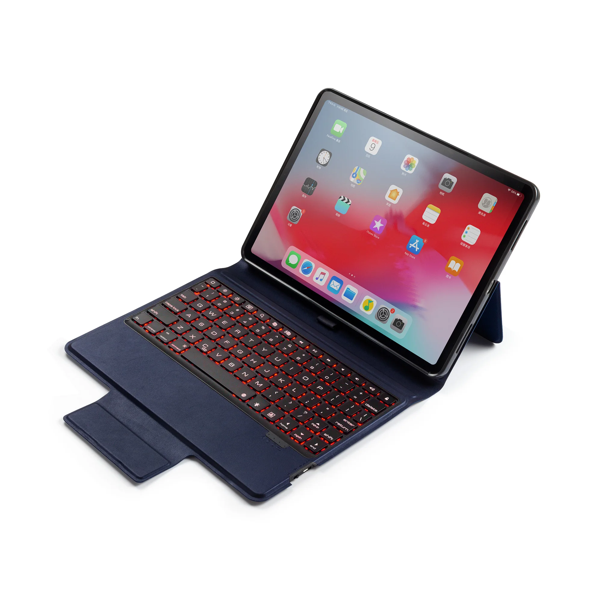 Tablet case With Wireless Leather Keyboard case for ipad Pro 11 New Design for ipad Pro