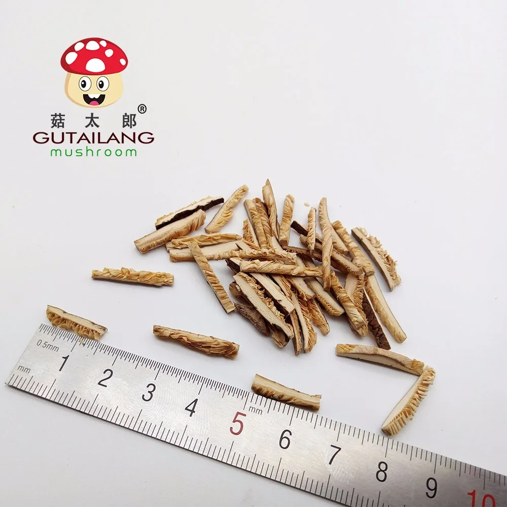 Измельченные сушеные кусочки грибов шиитаке, нарезанные грибы шиитаке, нарезанные полоски, нарезанные ломтики Грибов, ломтики ниток