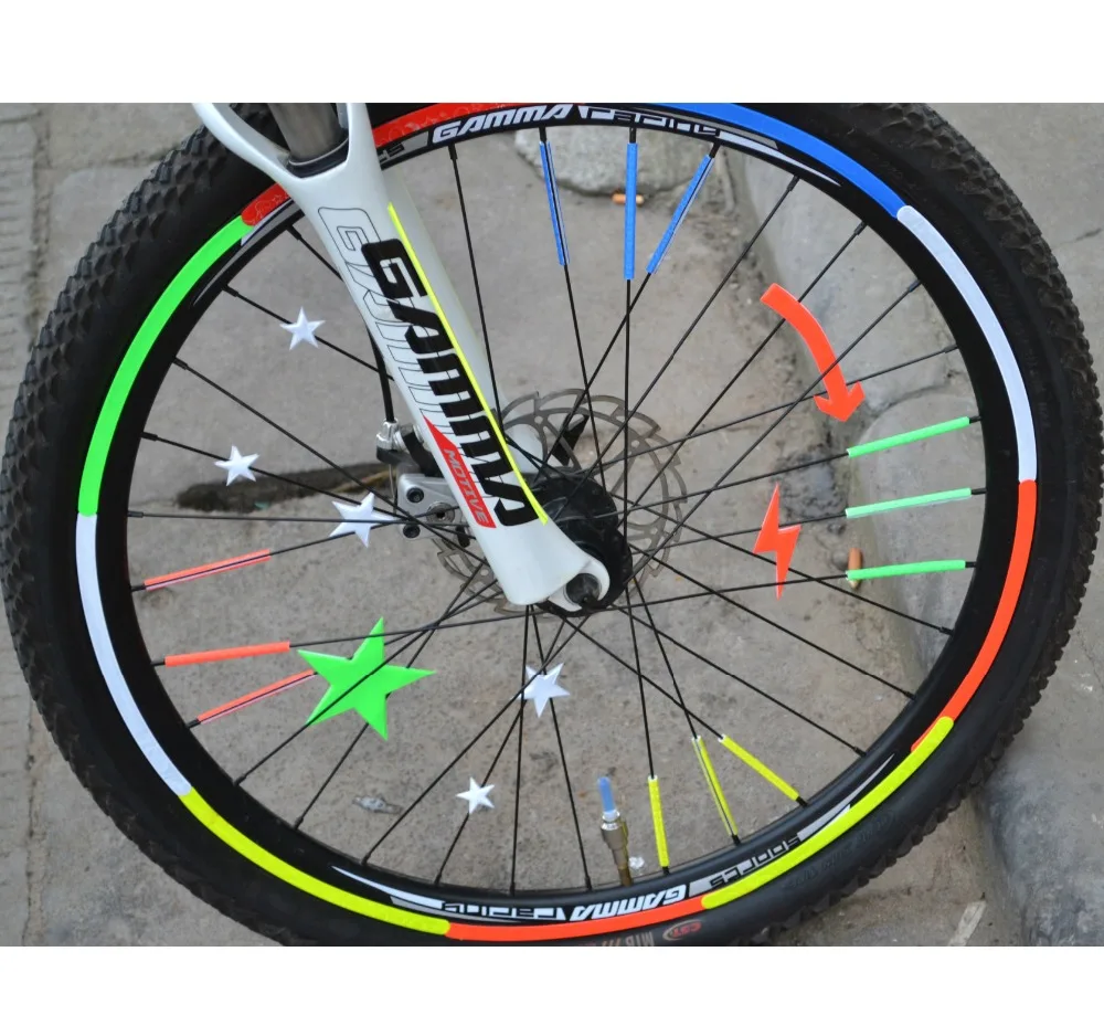 bike wheel stickers