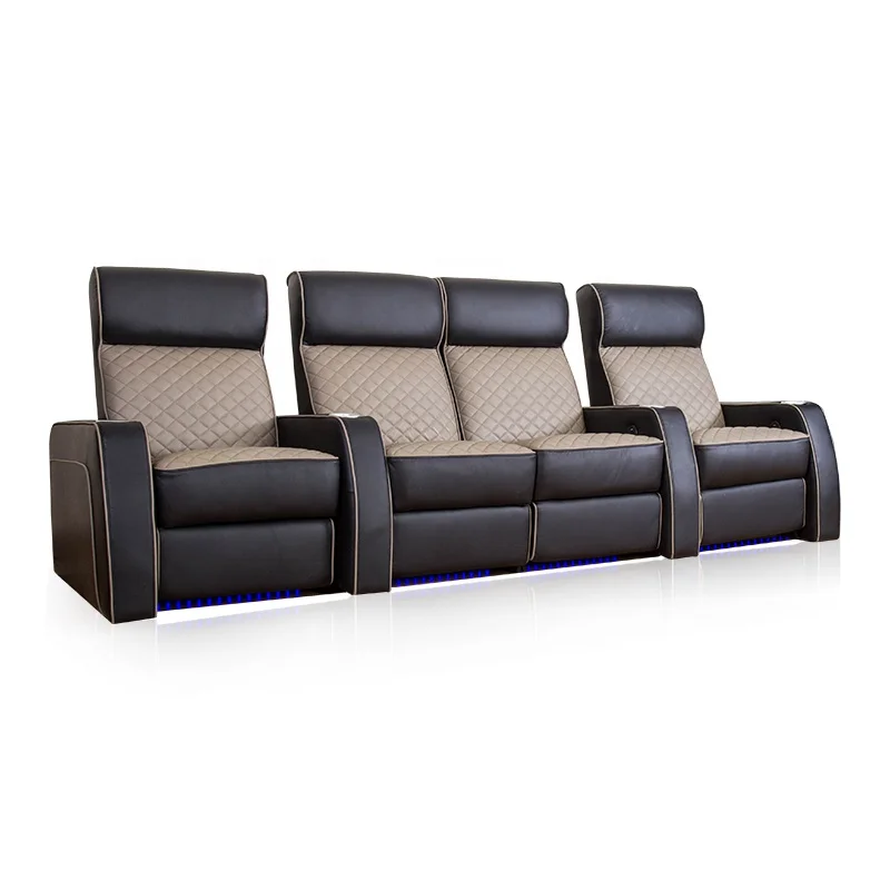 VIP Cinema Chair Leather Power Electric Home Theater Sofa for Commercial  Furniture