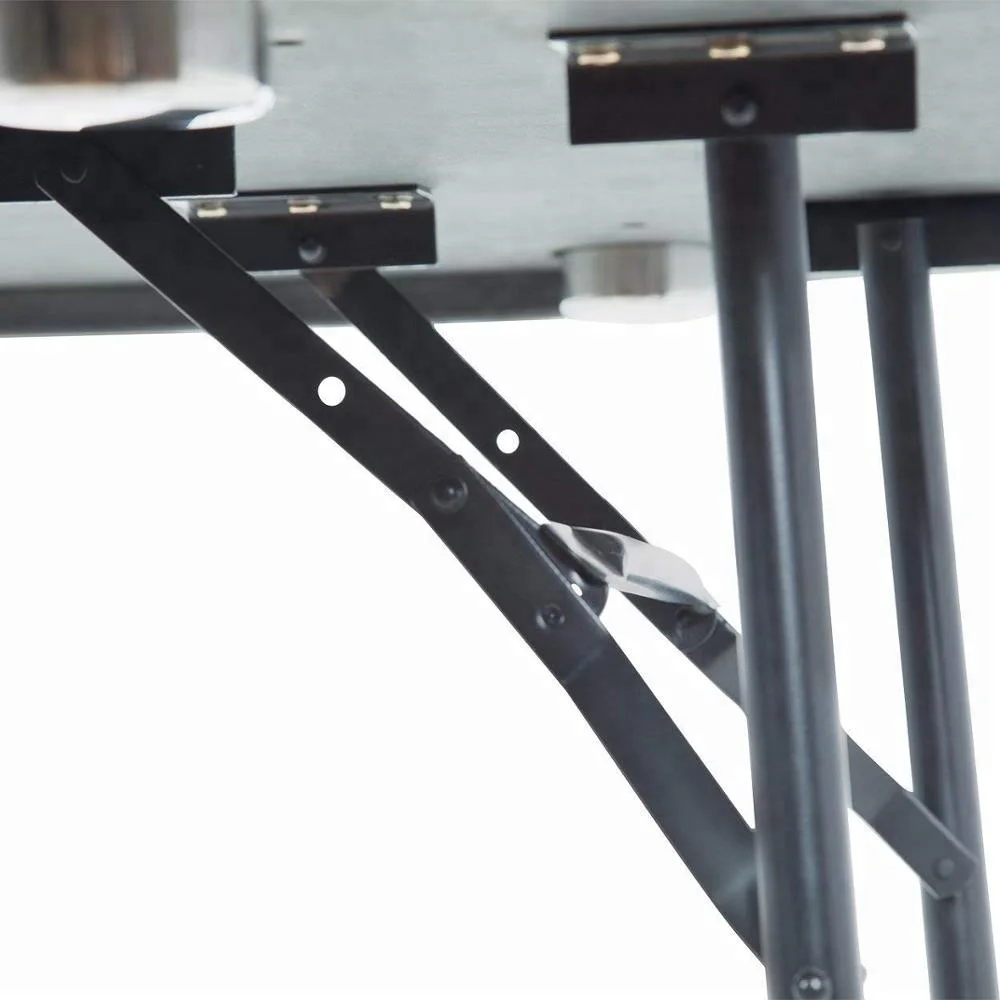 Потрясающий складной покерный стол для 8 игроков с войлочной игровой поверхностью Овальный 82x44