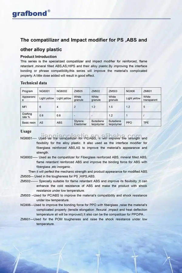 Привитый EPDM малеинового ангидрида