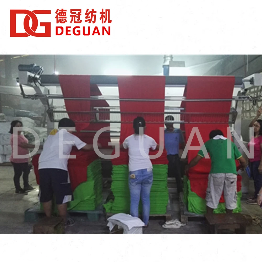 Heat Setting Machine with Chains for Tubular Chemical Knitted Fabric High Temperature 180