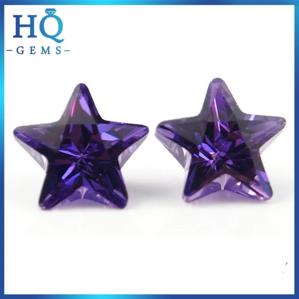 AAA+ Quality Loose Gemstone.12 Piece Star Natural Amethyst Bi Color Carved Star 4.50mm-7mm Aprox 3.30 Carats.Handmade Carved,Moon,Earring