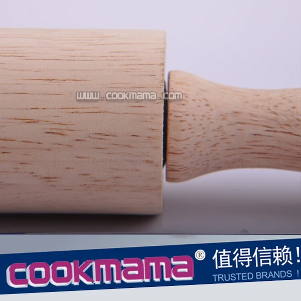 Wooden Dough Rolling Pin with Ball Bearing