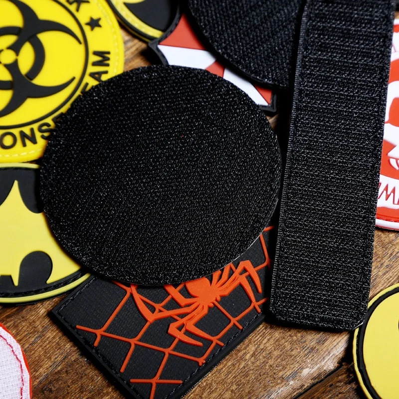 Customized 3D Raised Logo PVC Rubber Patch