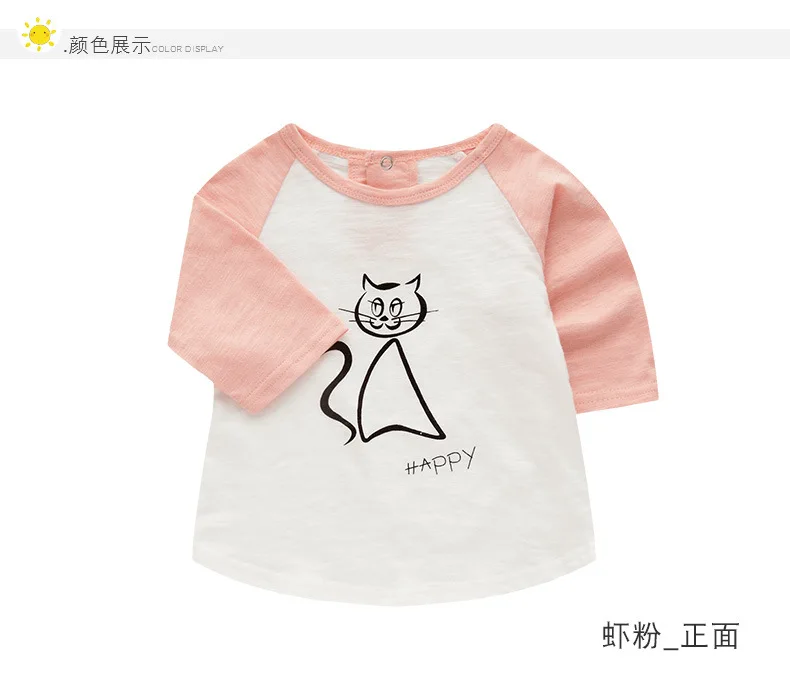 Детская одежда, детская куртка из чистого хлопка, летняя одежда для мальчиков и девочек, футболка для новорожденных