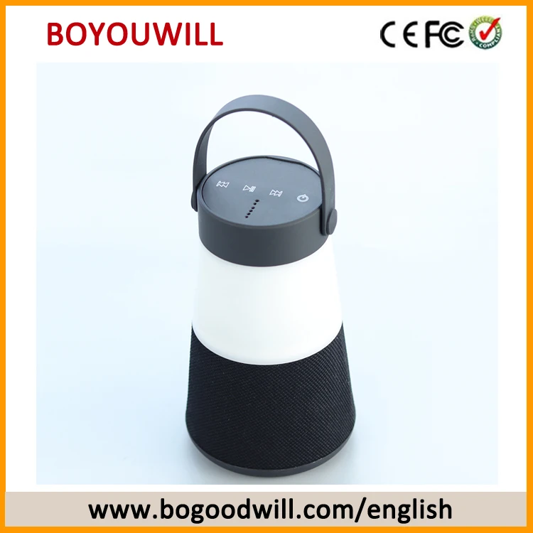 Led Light Waterproof Speaker with Camping Lantern