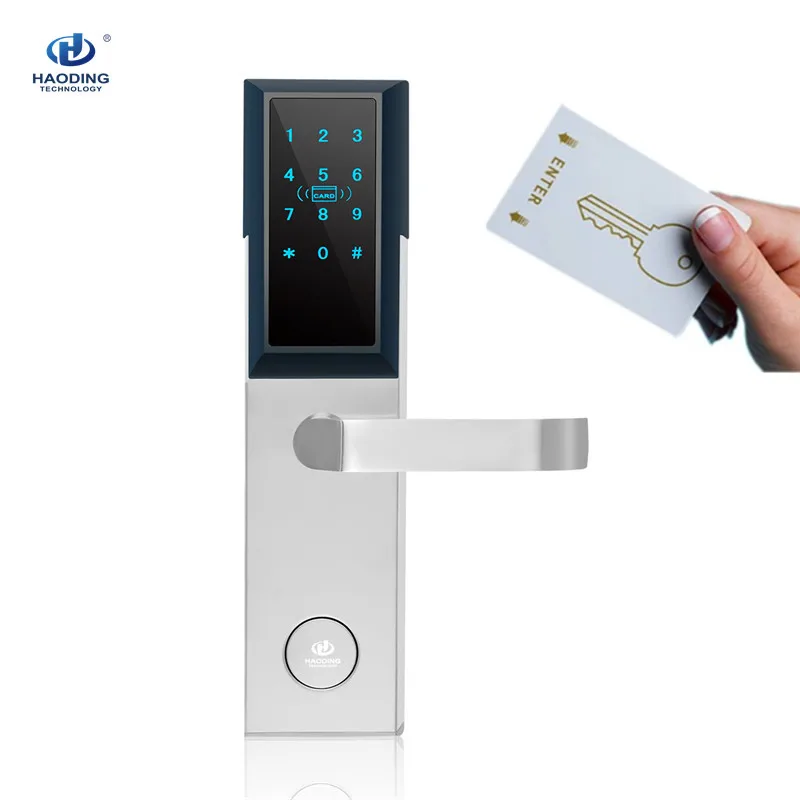 Digital Touch Screen Keypad Passcode Door Lock Smart Keyless Door Lock Card Key Password Locks