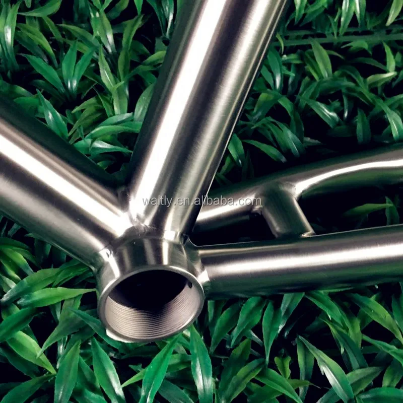 WTL-R515 軽量チタンロードバイクフレーム（51.5cm、シルバー）