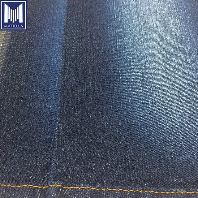 1020 саржа 3/1 хлопок полиэстер вискоза спандекс эластичная джинсовая ткань для женских