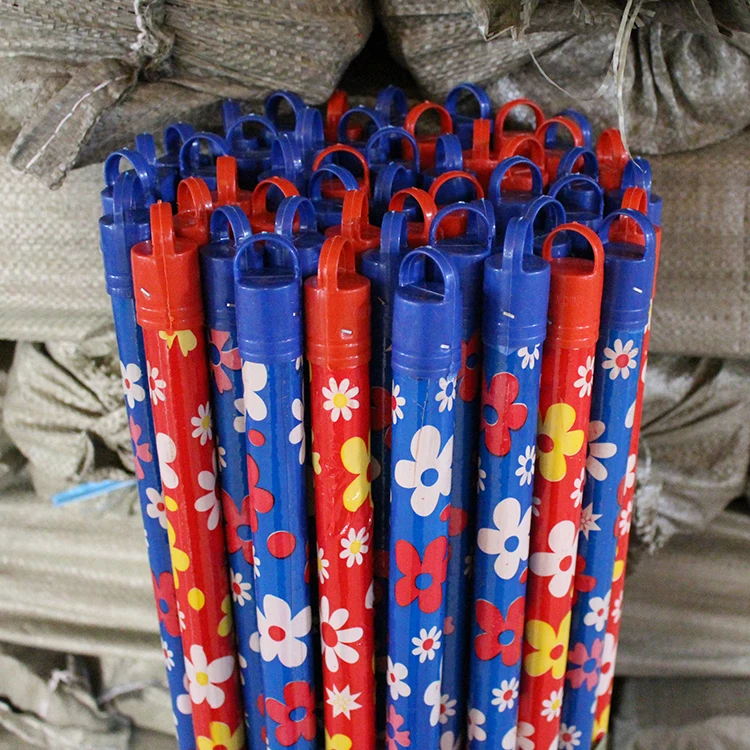 Оптовая продажа, популярные деревянные инструменты для уборки, ПВХ метла для цветов, метла, ручки, швабры, палочки