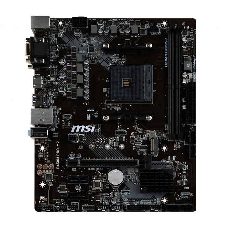 MSI B450M PRO M2 MATXゲーミングマザーボード (AM4ソケットサポート