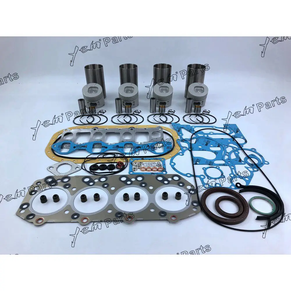 D201 Engine Rebuild Kit With Cylinder Liner Full Gasket Kit for Isuzu Engine 2