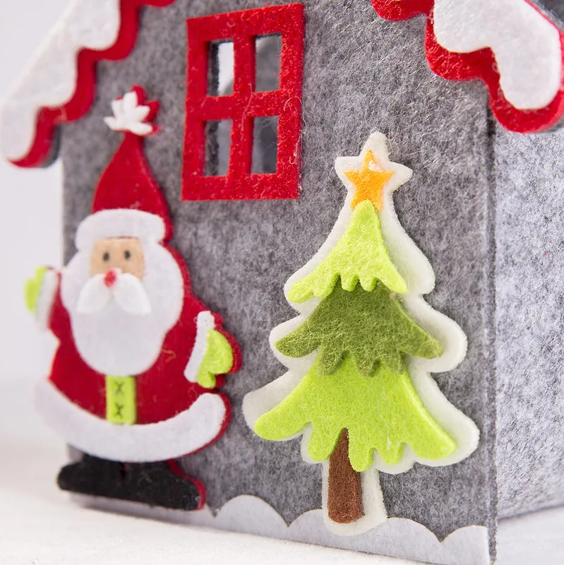 2021 Santa Claus Shaped Basket with Cotton Waffle Towel Christmas Gift Ideas