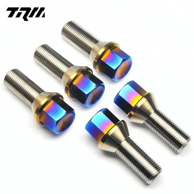 Hot M12/m14 35mm Titanium Wheel Bolts For Sale Buy Titanium Wheel