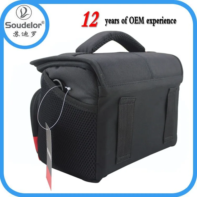 Нейлон регулируемый раздел цифровых dslr сумка скрытая камера