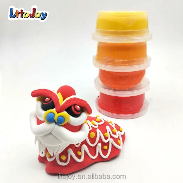 
Litojoy 4 вида цветов сохнущая на воздухе, суперлегкая глина, пластилин набор игрушек для частная марка OEM ODM ручная пресс-форма 