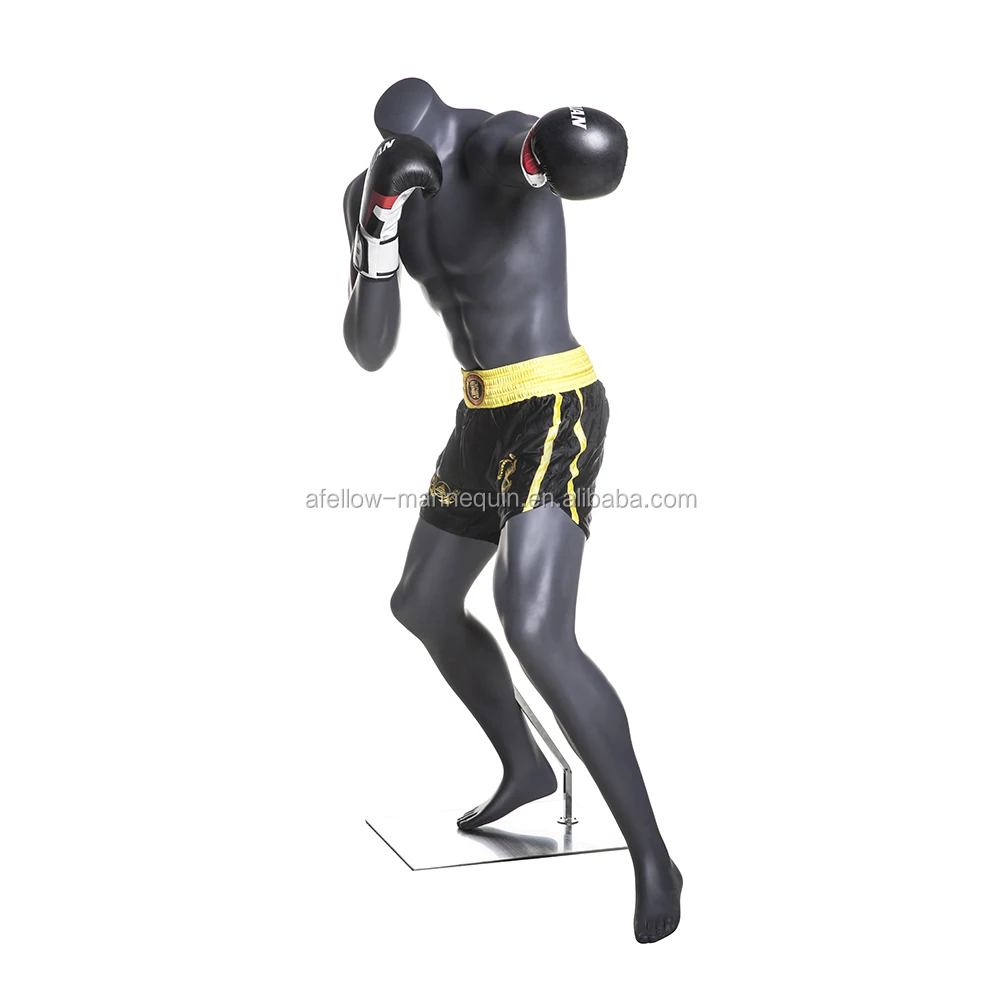 BOXING 2 Male Mannequins Muscular Dolls Adult Male Mannequin Inflatable Sports Boxing Sportswear display