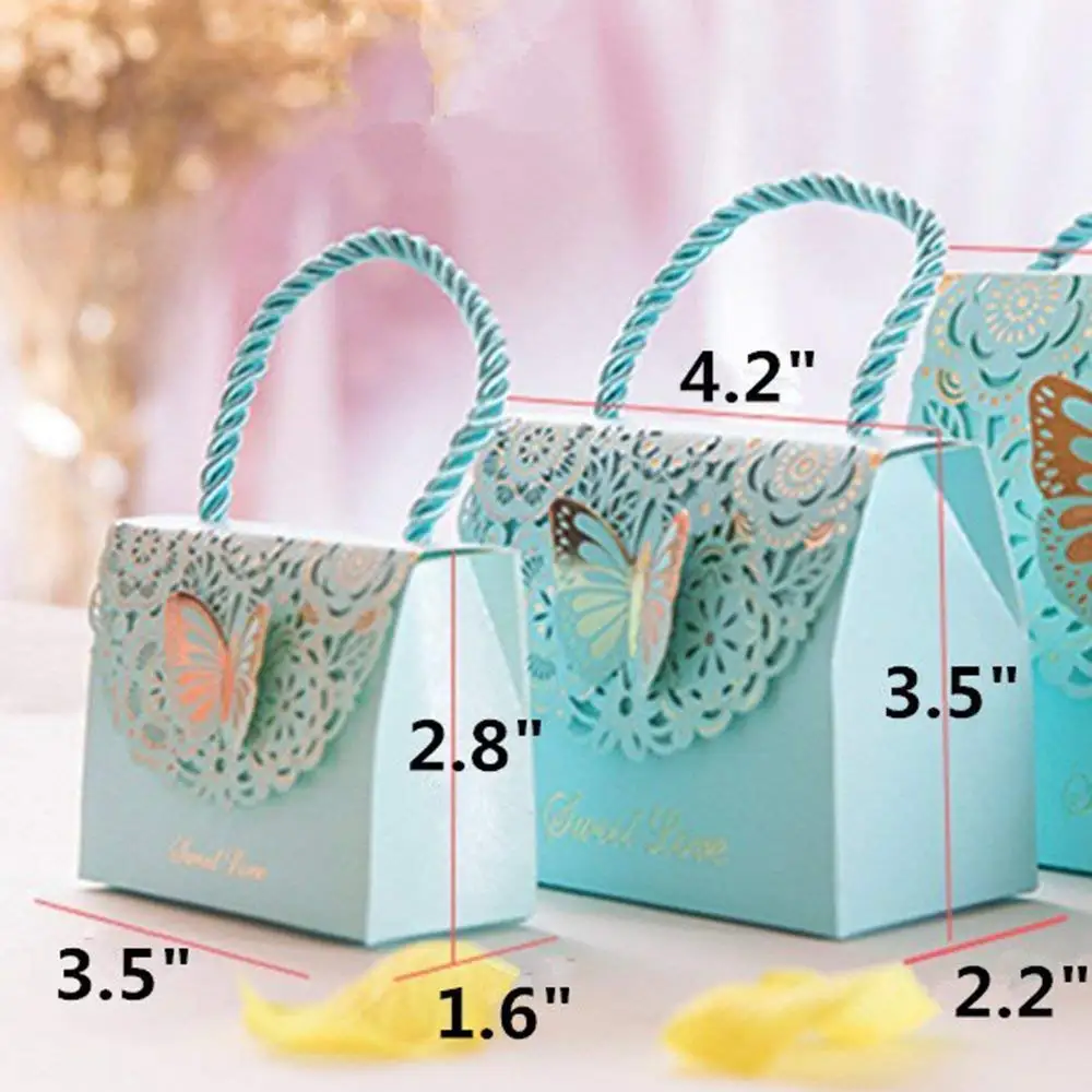 50pcs/100pcs/200pcs-colorful Laser Party Gift Packaging Bags