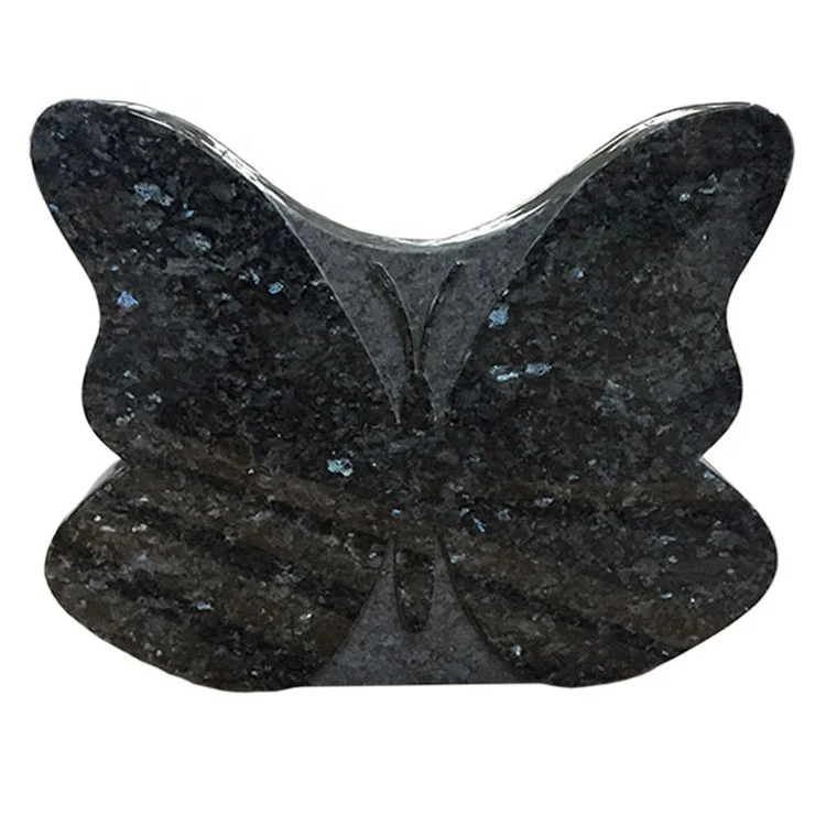 Blue Butterfly Granite Headstone Monument Prices for UK| Alibaba.com